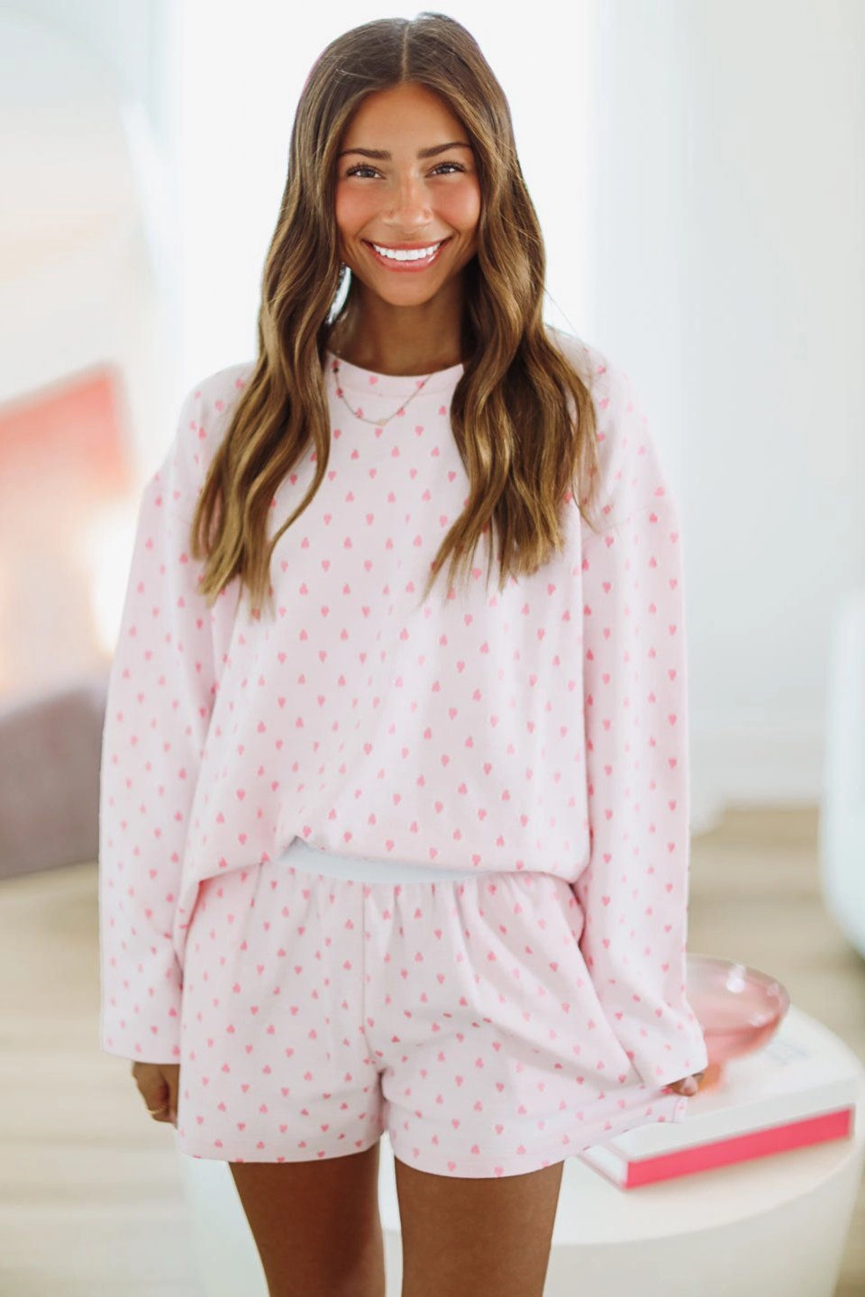 Airflow Ventilation Zones Slumber Party Pajama Top - Pink