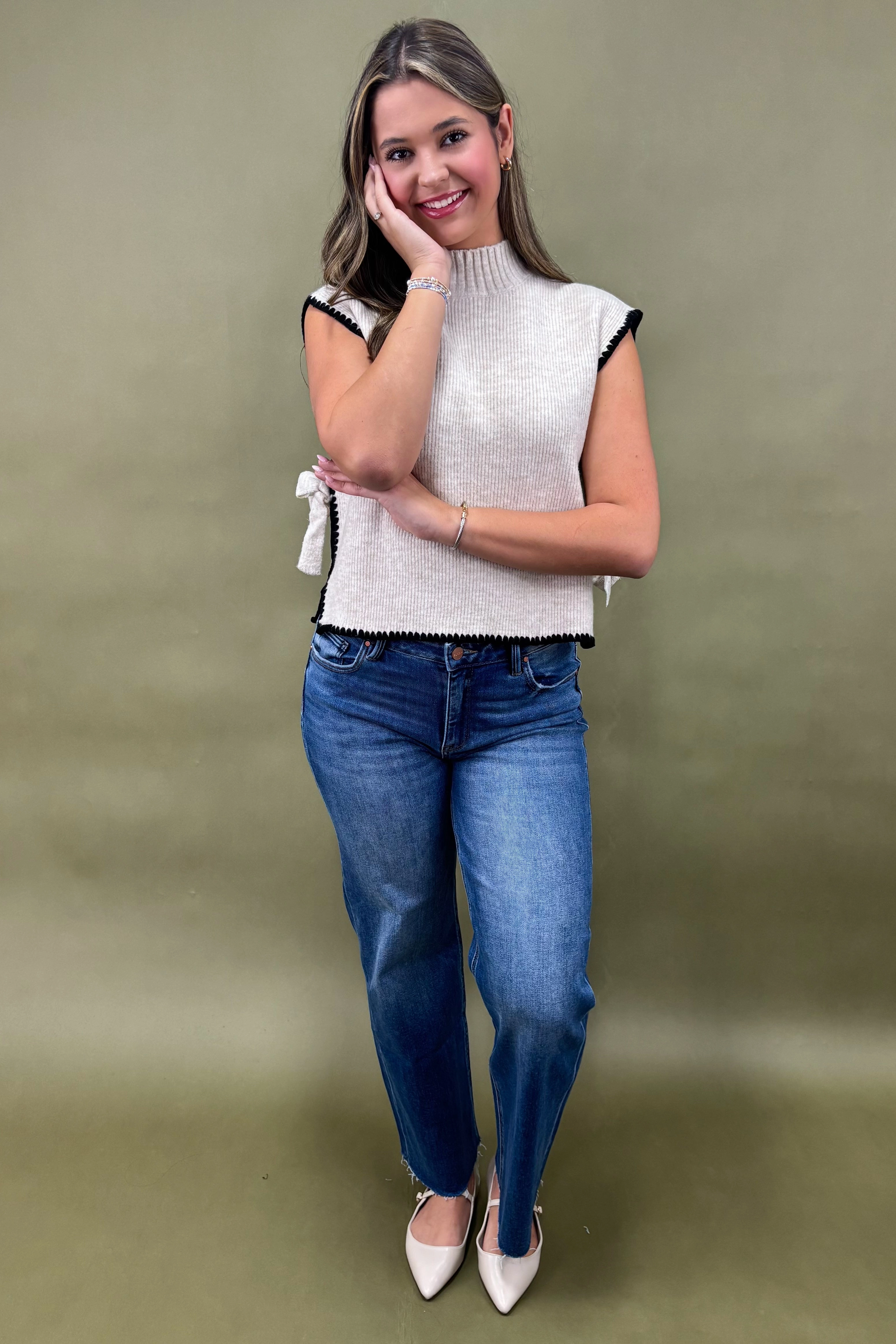 Falling for Knits Side-tie Sweater *More Colors* StretchComfortDesign Comfortable Wear