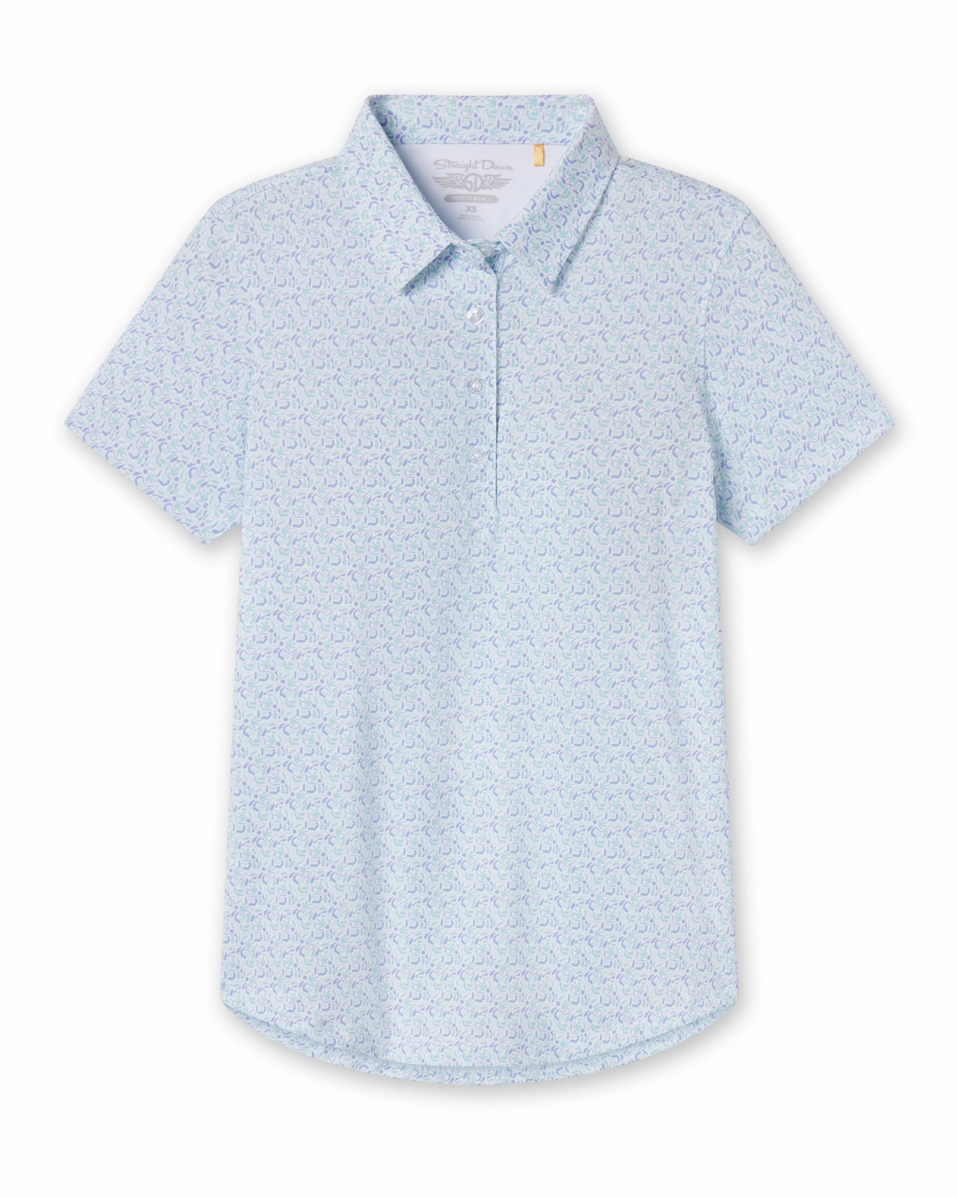 Elegant Style Tagless Design Cote D'Azur Polo - Green Stone