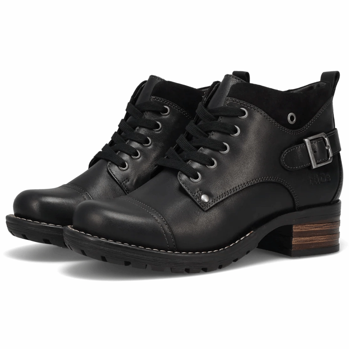 Taos Women's Mini Crave Black Leather Eco Material Comfort Seeker