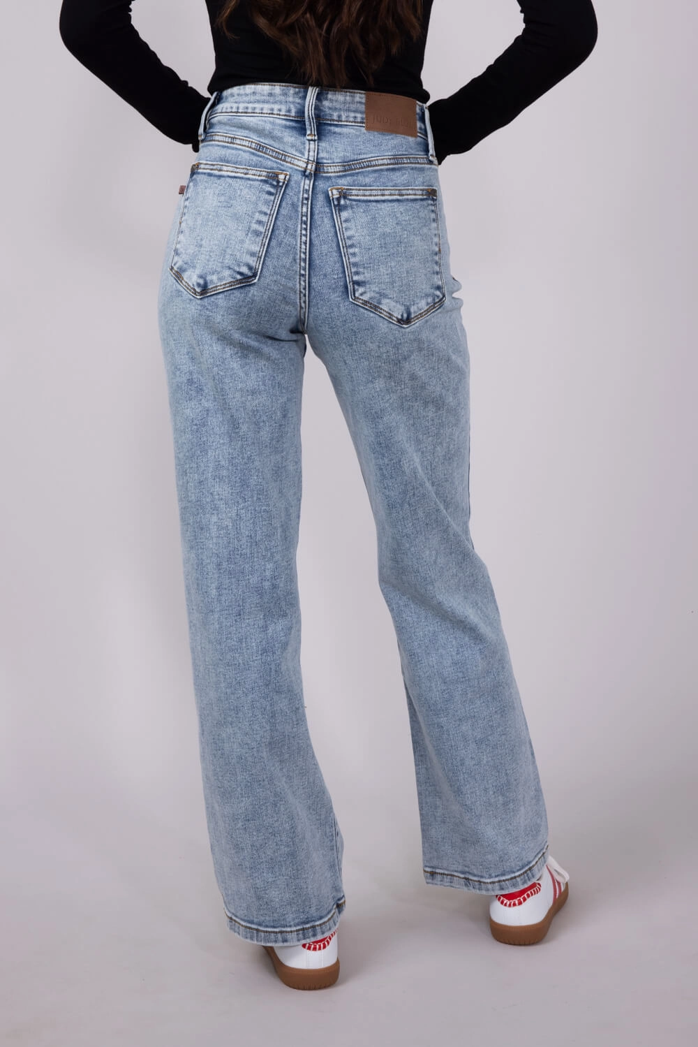 Stylish Casual Judy Blue High Rise Straight Jeans for Women | 82653REG