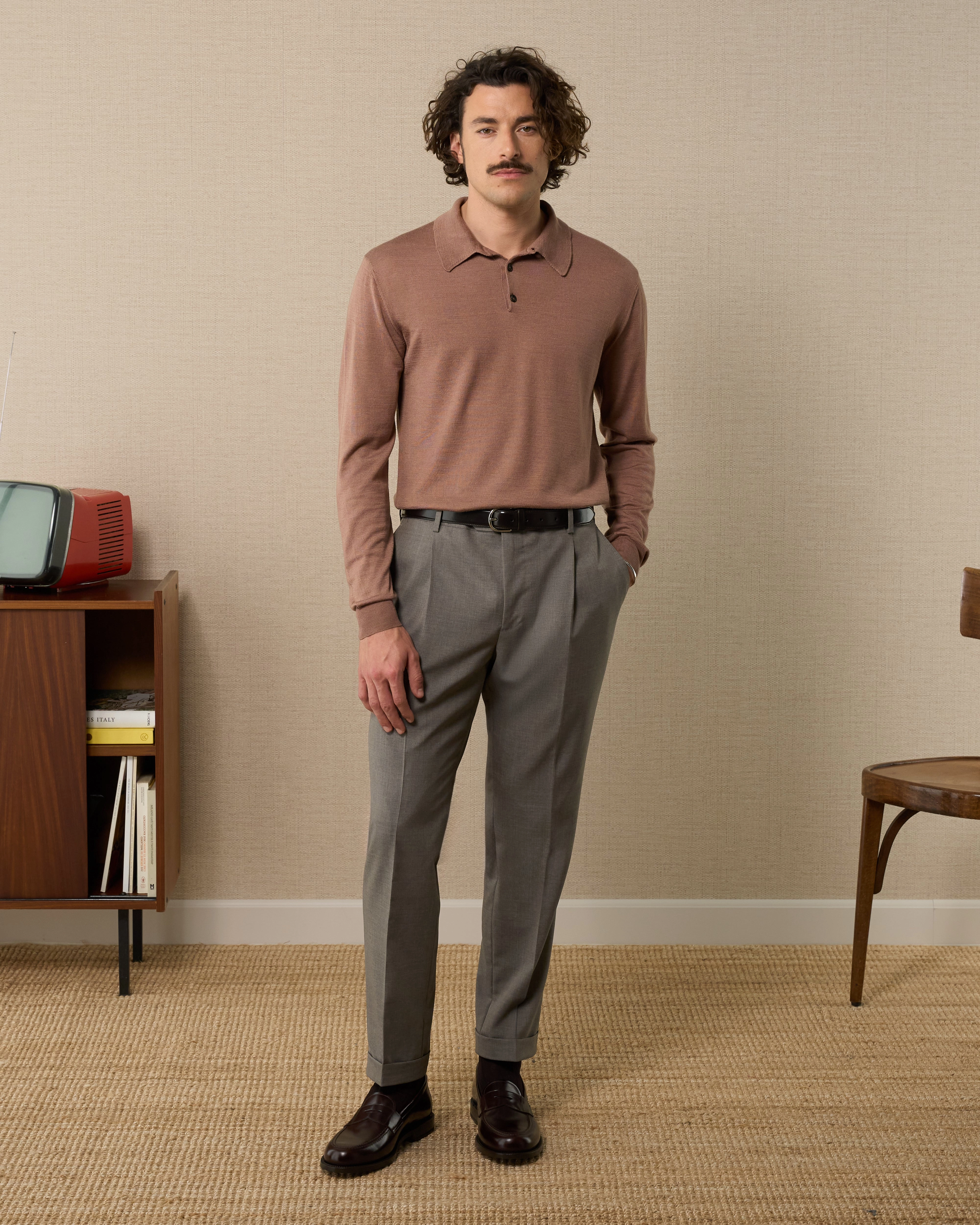 Oversized Collar Style Tagless Design Fenis