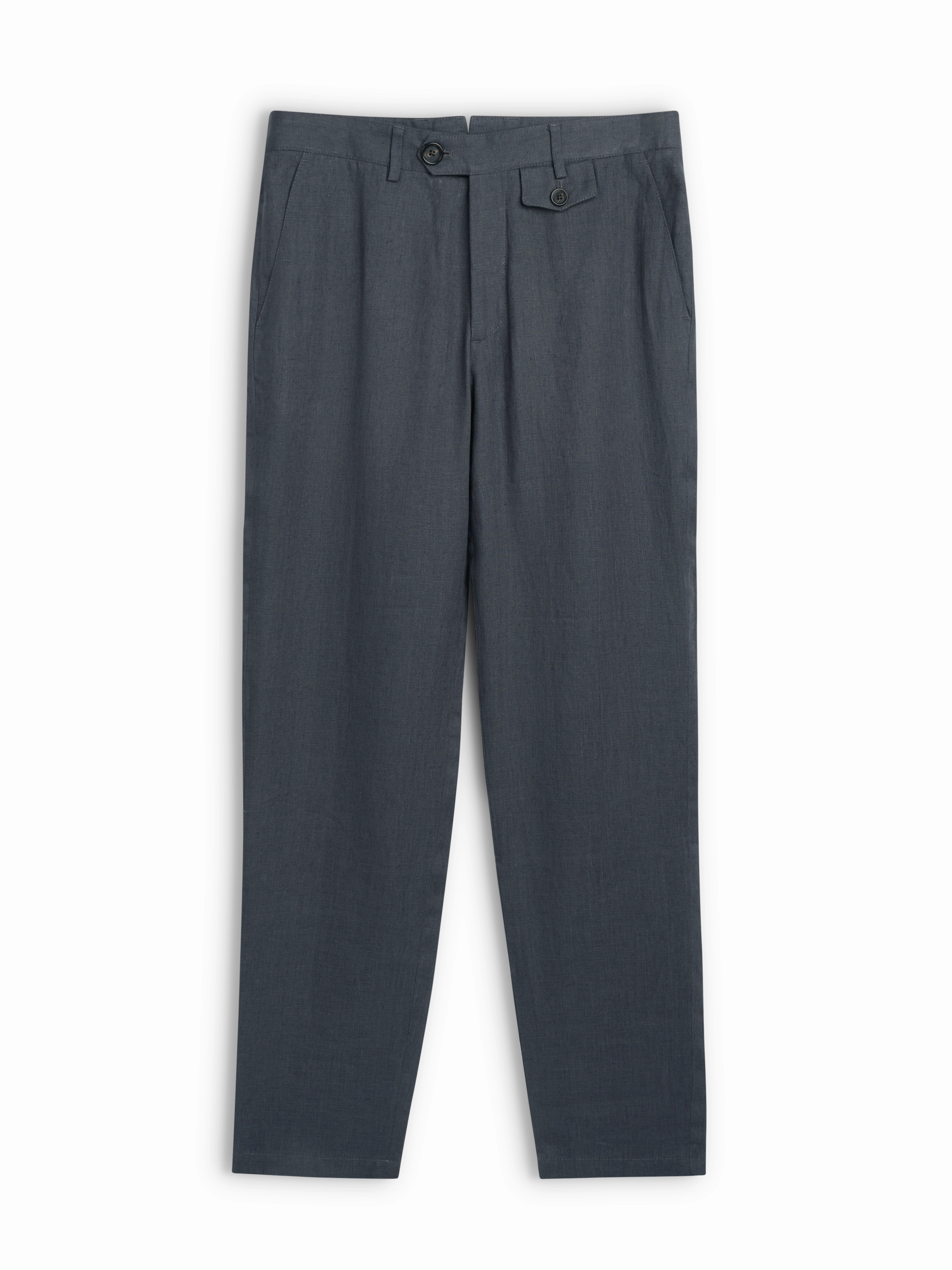 Fishtail Trousers Bleeker Gunmetal Grey Active Look
