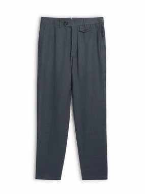 Fishtail Trousers Bleeker Gunmetal Grey Active Look