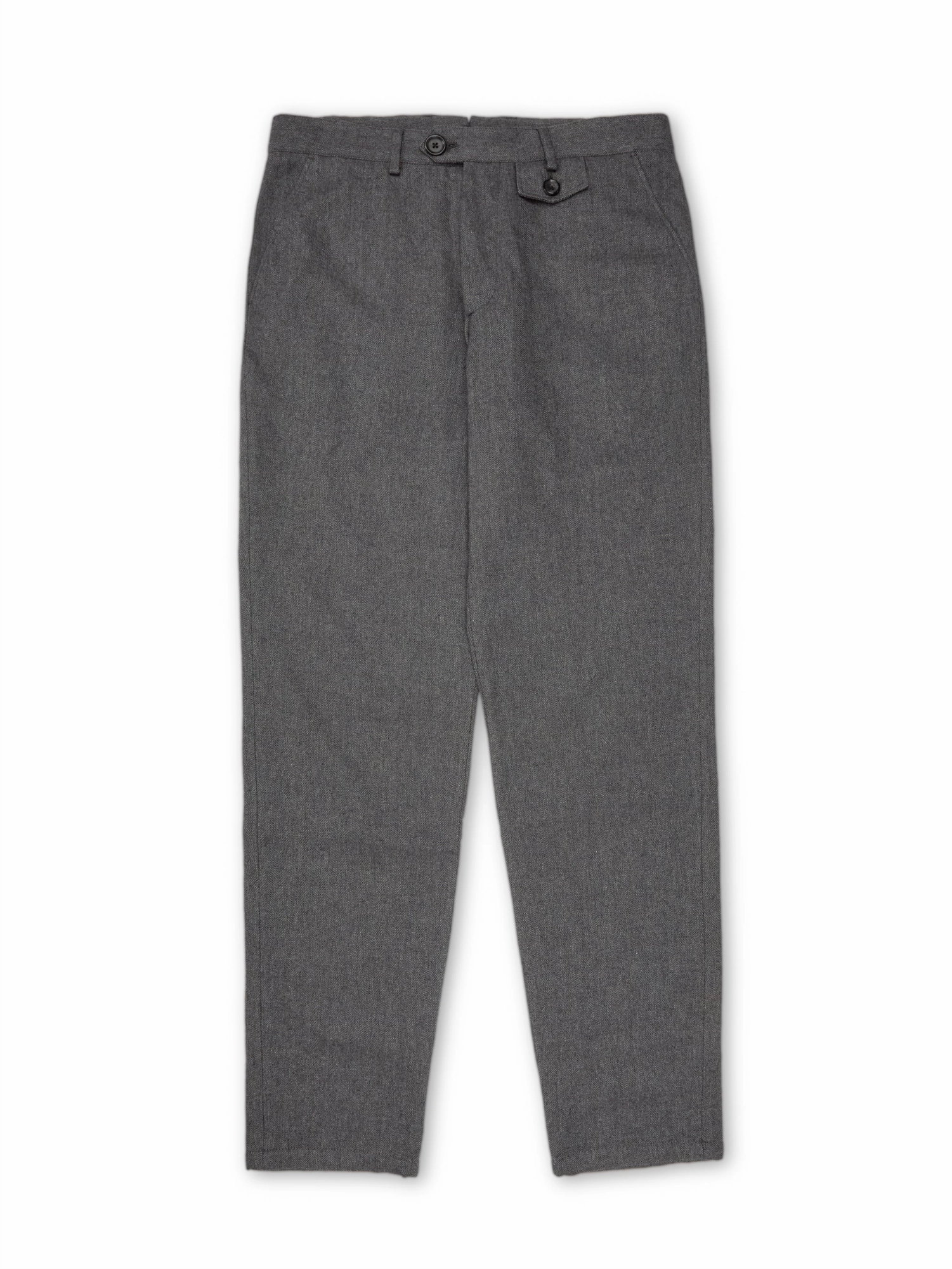 Fishtail Trousers Stockbridge Charcoal Quick Motion Versatile Wear
