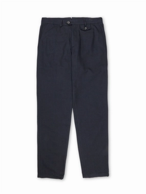 Elastic waist Fishtail Trousers Stockbridge Navy