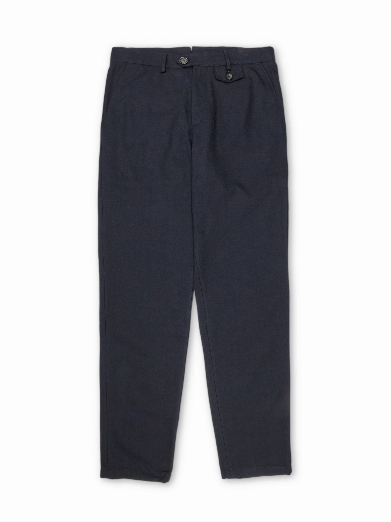 Elastic waist Fishtail Trousers Stockbridge Navy
