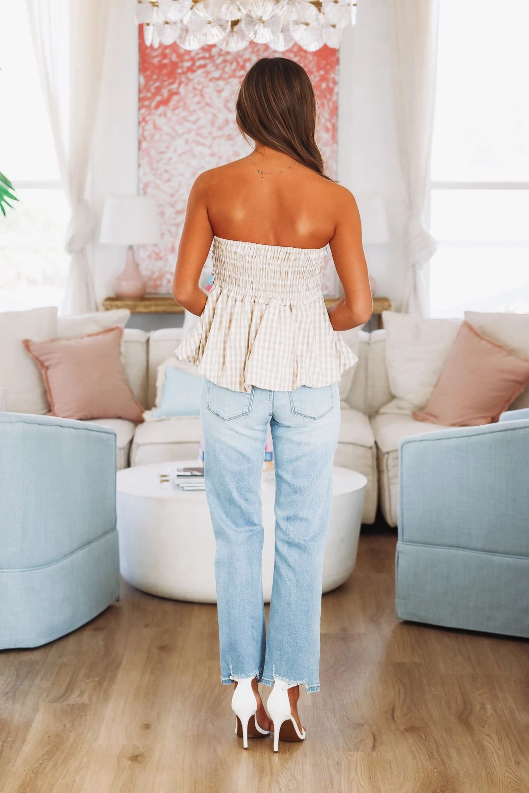 Non Chafe Armholes Don't Rush Top - Beige