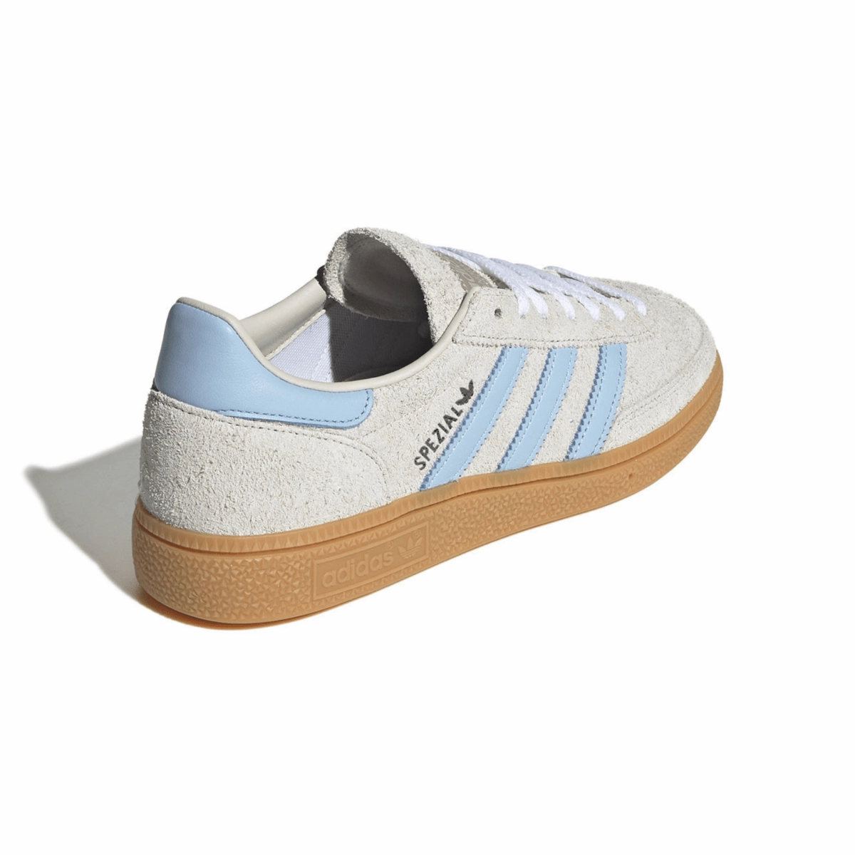 Stitch Down Technique Torsional Stability Adidas Women's Handball Spezial Alumina/Clear Sky/Gum