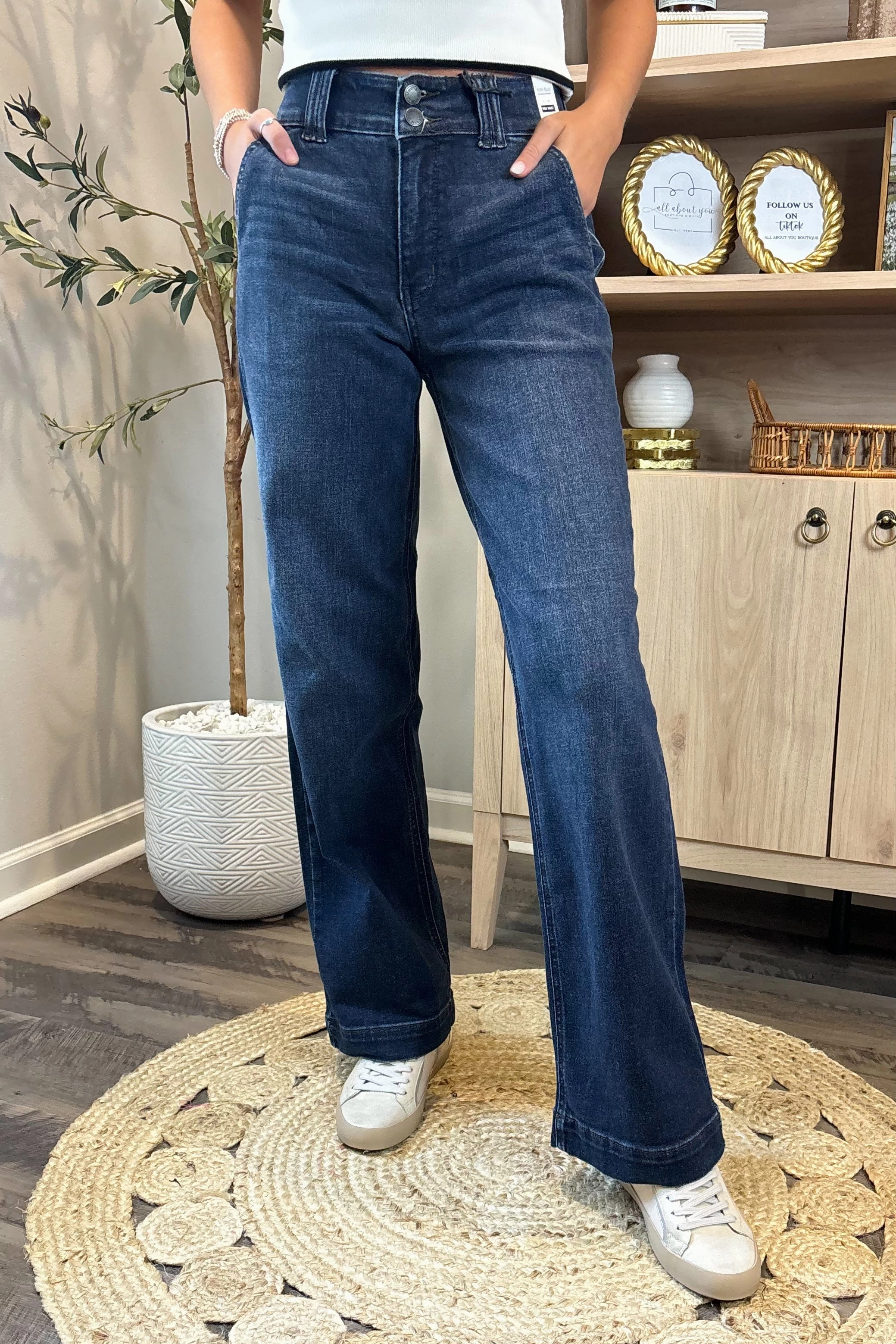Sporty Chic The Autumn High Rise Jeans