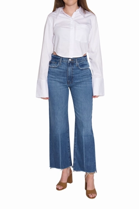 Le Jane Crop in Mariner Clean Fashionable Waist No Fuss Style