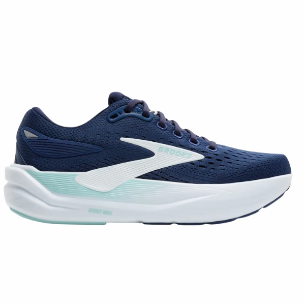 Geometric Flex Grooves slip - on running shoes Brooks Women's Ghost Max 3 Wide Navy/Peacoat