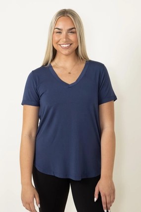 Fit Flex Thread & Supply Recreation T-Shirt for Women in Navy | T1440LZMTS-NAVY