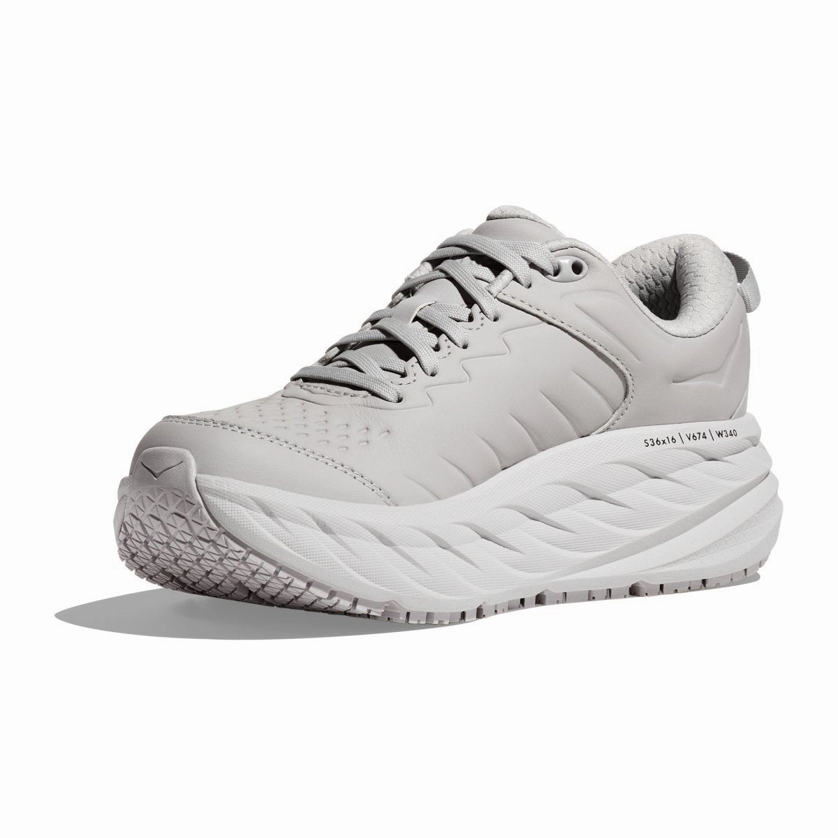 Hoka One One Women's Bondi SR Harbor Mist/Lunar Rock Shock-absorbent cushioning