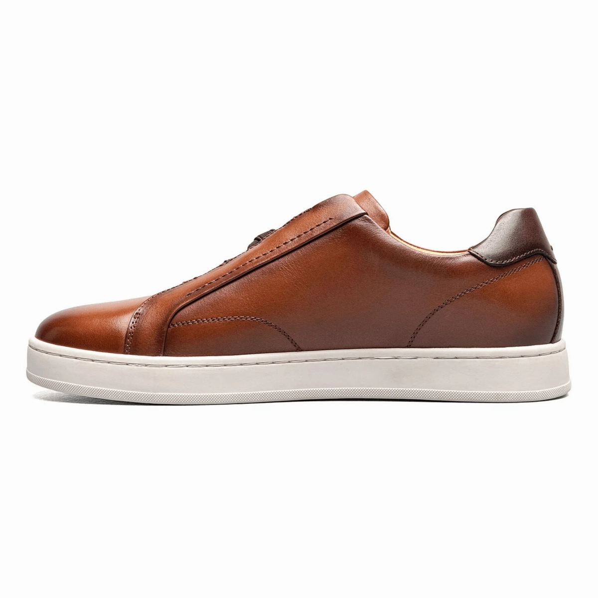 Florsheim Men's Monopoli Elastic Lace Cognac subtle style