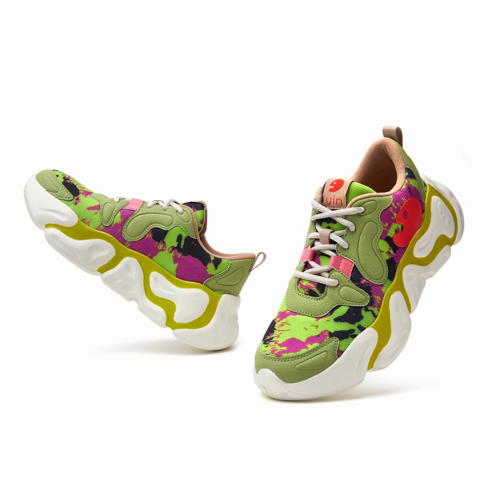 Fitted Design Collared Heel Fluorescence Splash Cantabria I Women