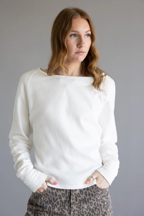 Weekend Style Trend Free People We The Free Jess Tee for Women in Clean Ivory | OB2291593-1103-CLEANIVORY