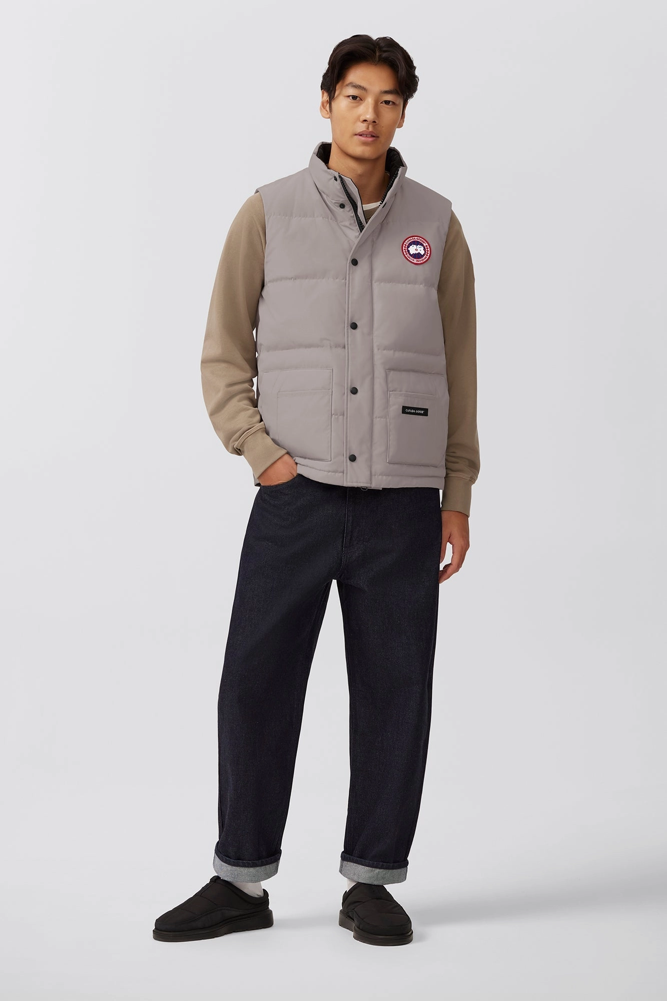 Noise Reduciting Fabric AntiStatic Lining Freestyle Crew Vest