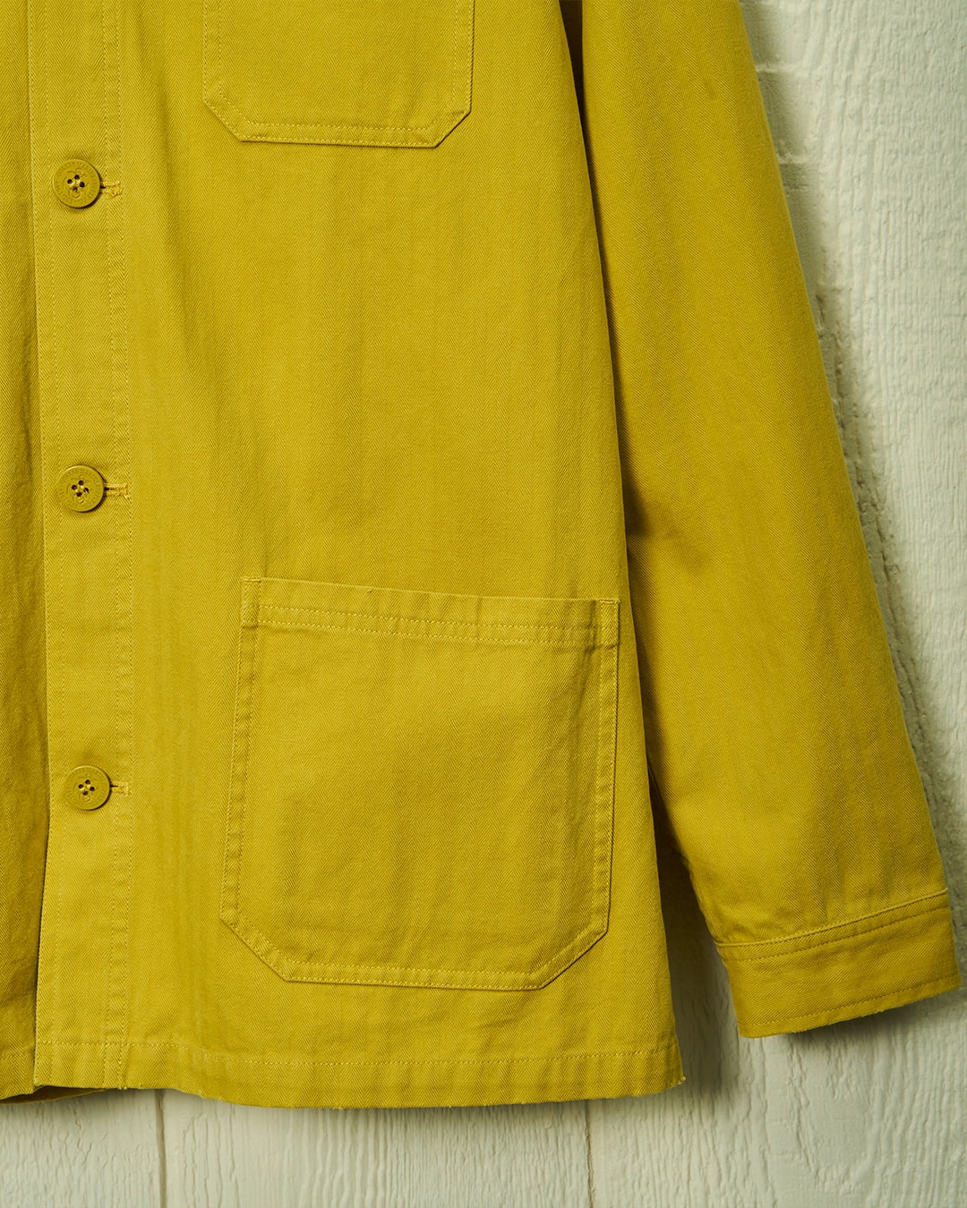 French Workman??s Jacket in Squash Herringbone Hypoallergenic Padding