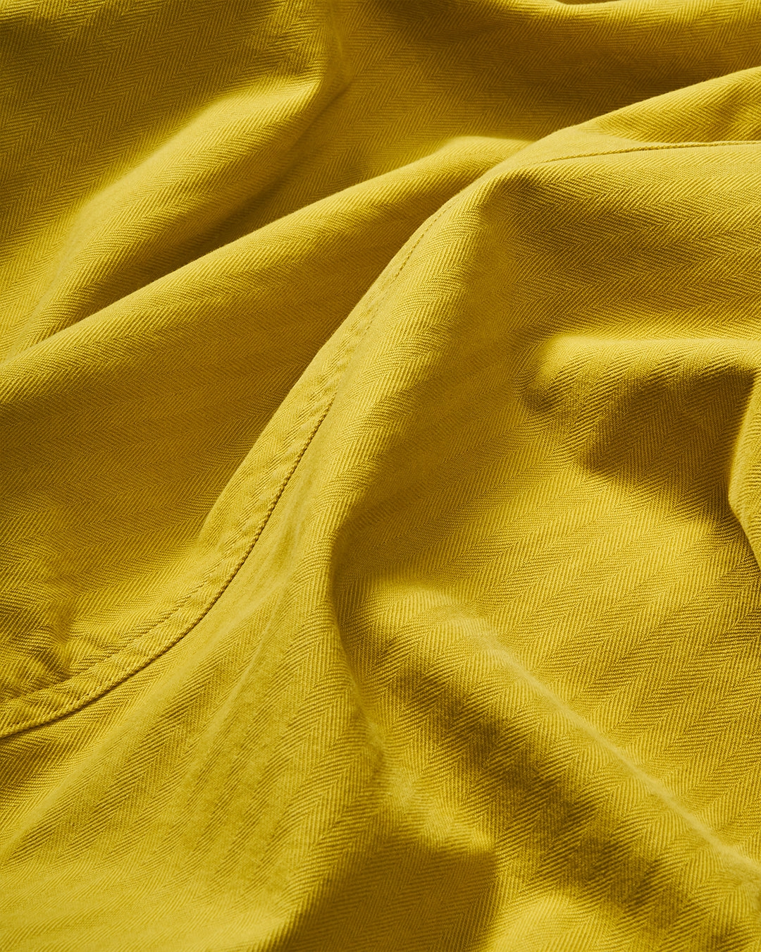 French Workman??s Jacket in Squash Herringbone Noise Reduced Fabrics