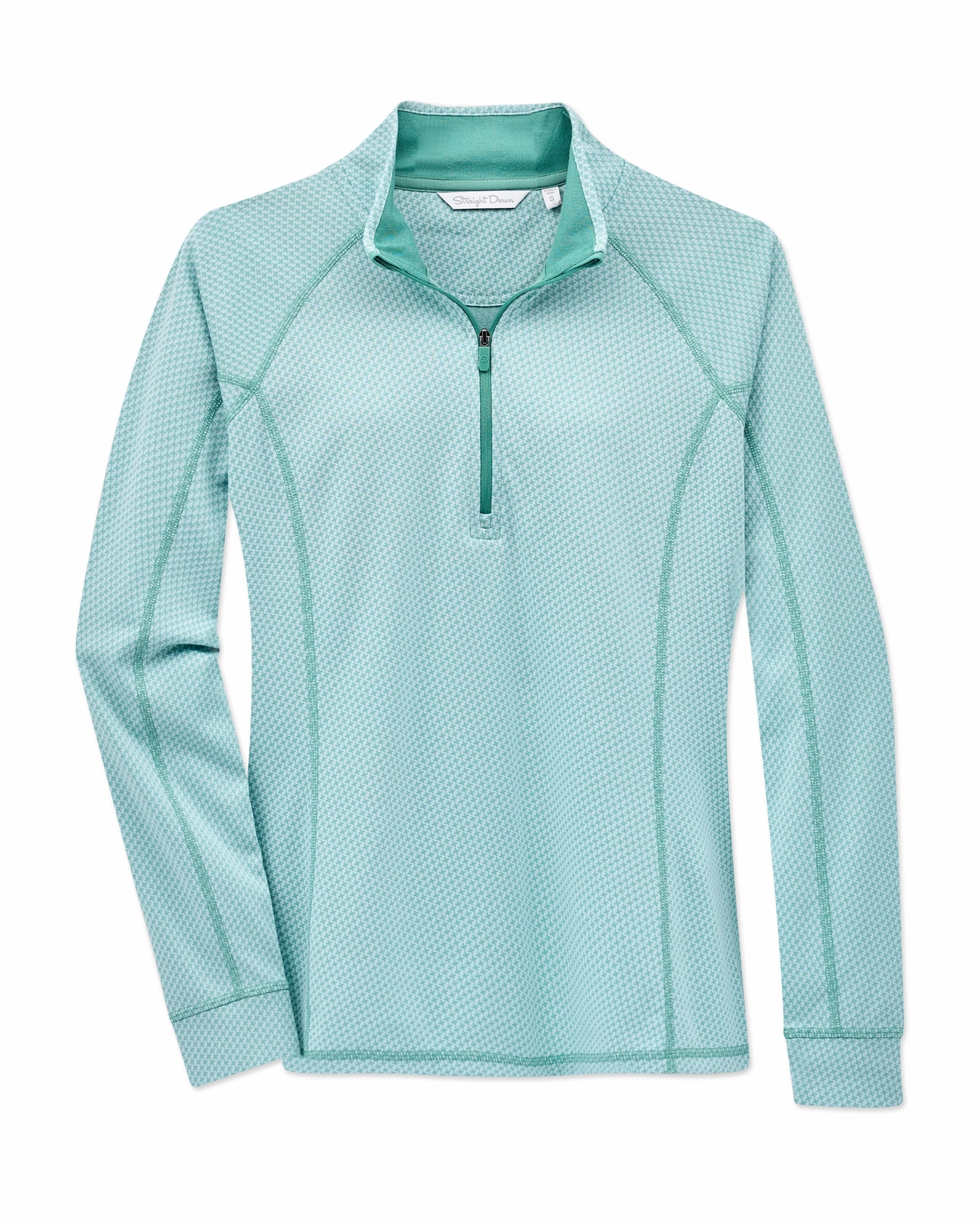 Witney Quarter Zip - Sea Green Functional Design