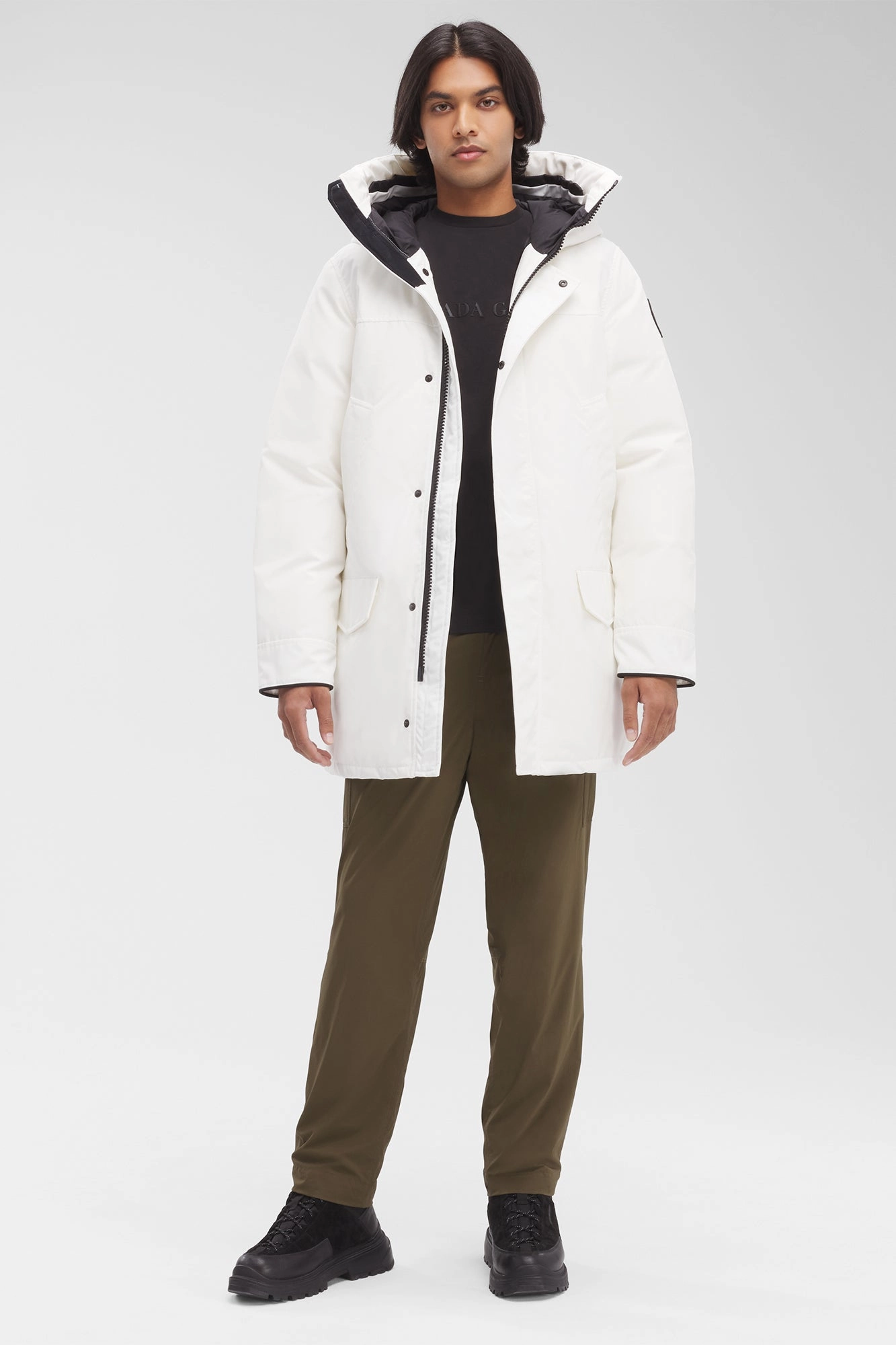 Tapered Hem Langford Parka Black Label