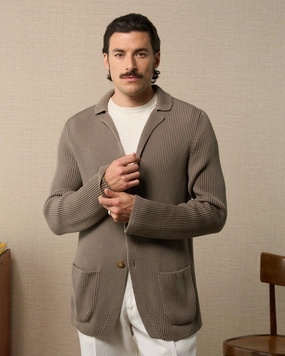 Saluzzo Soft Touch Brushed Surface Circular Knit Pattern