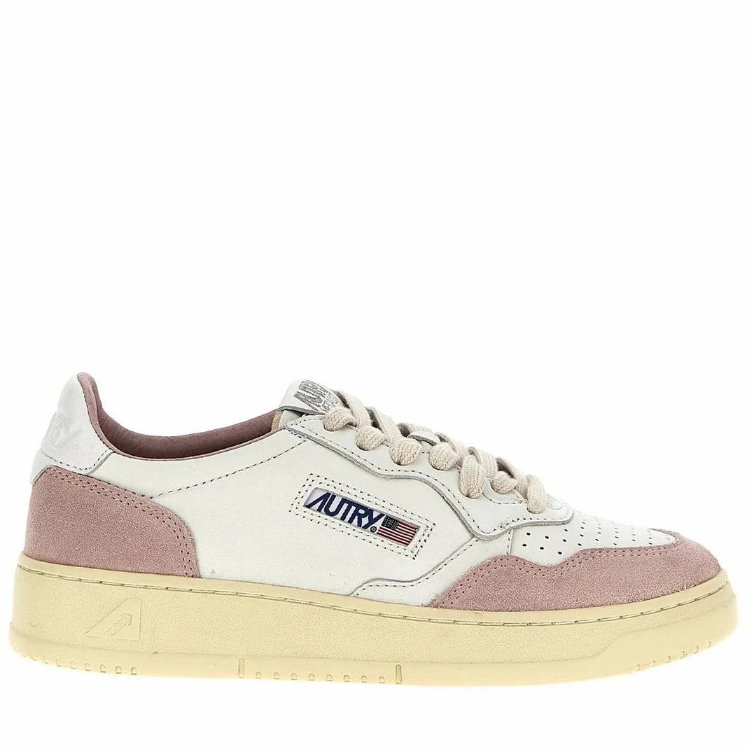 Medalist Low Sneaker (White   Powder Leather Suede) Core Routine Impact Dispersion