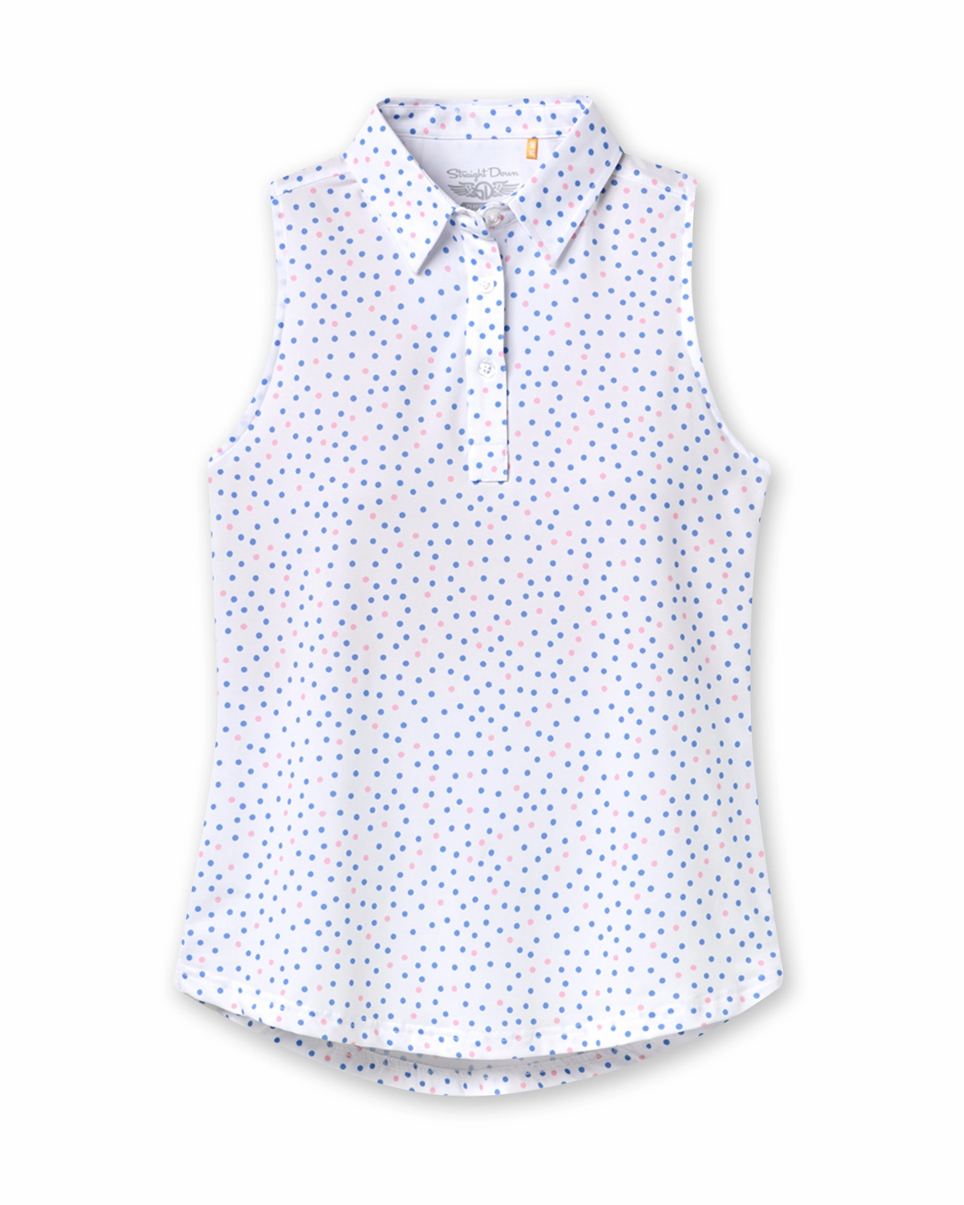 Classic Shirt Galaxy Sleeveless Polo - Hydrangea