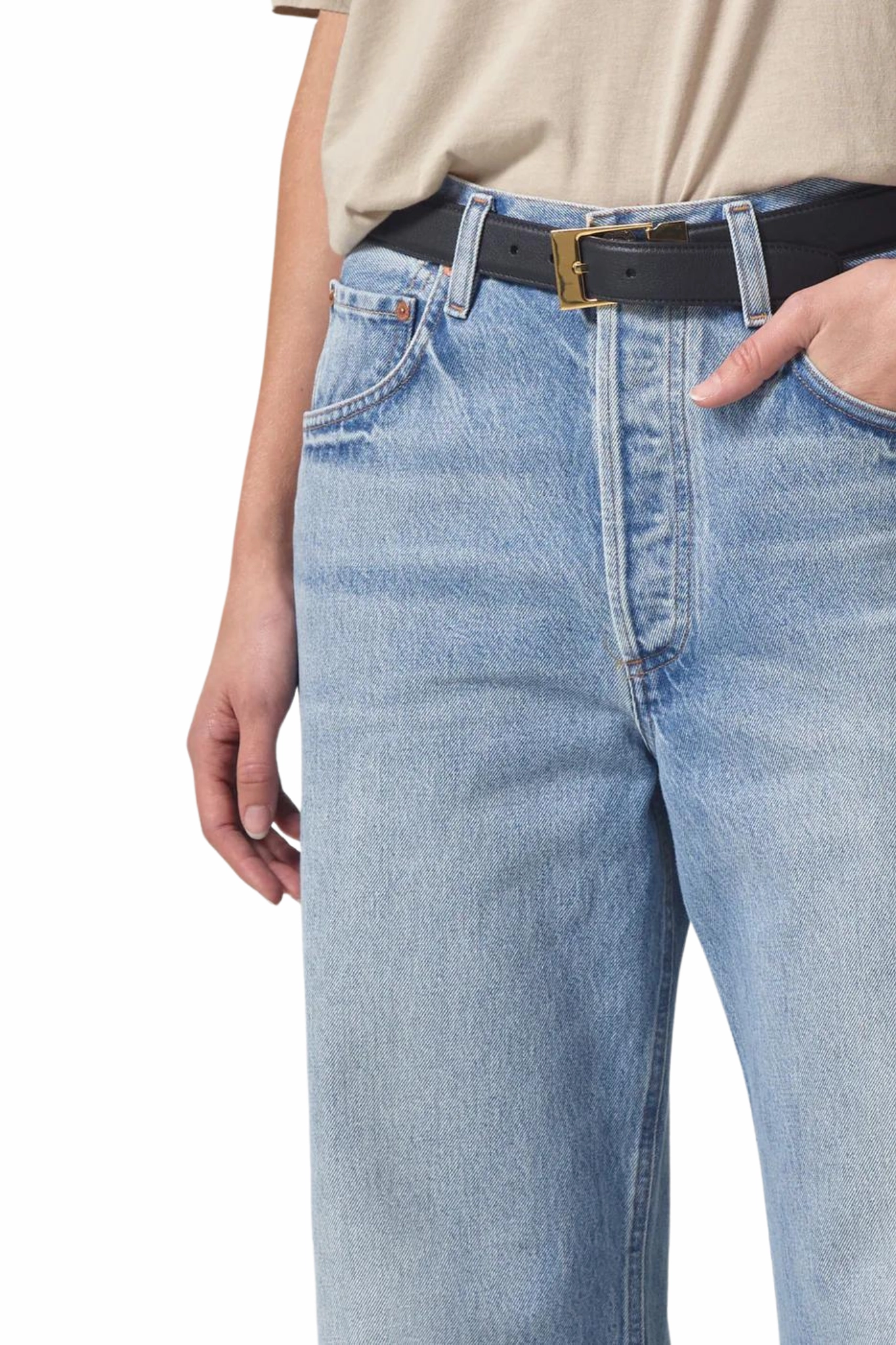 Functional Waistband Gaucho Wide Leg in Misty