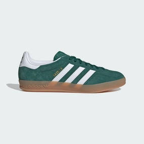Gazelle Indoor Shoes (Collegiate Green   Cloud White   Gum) Trendy Appearance