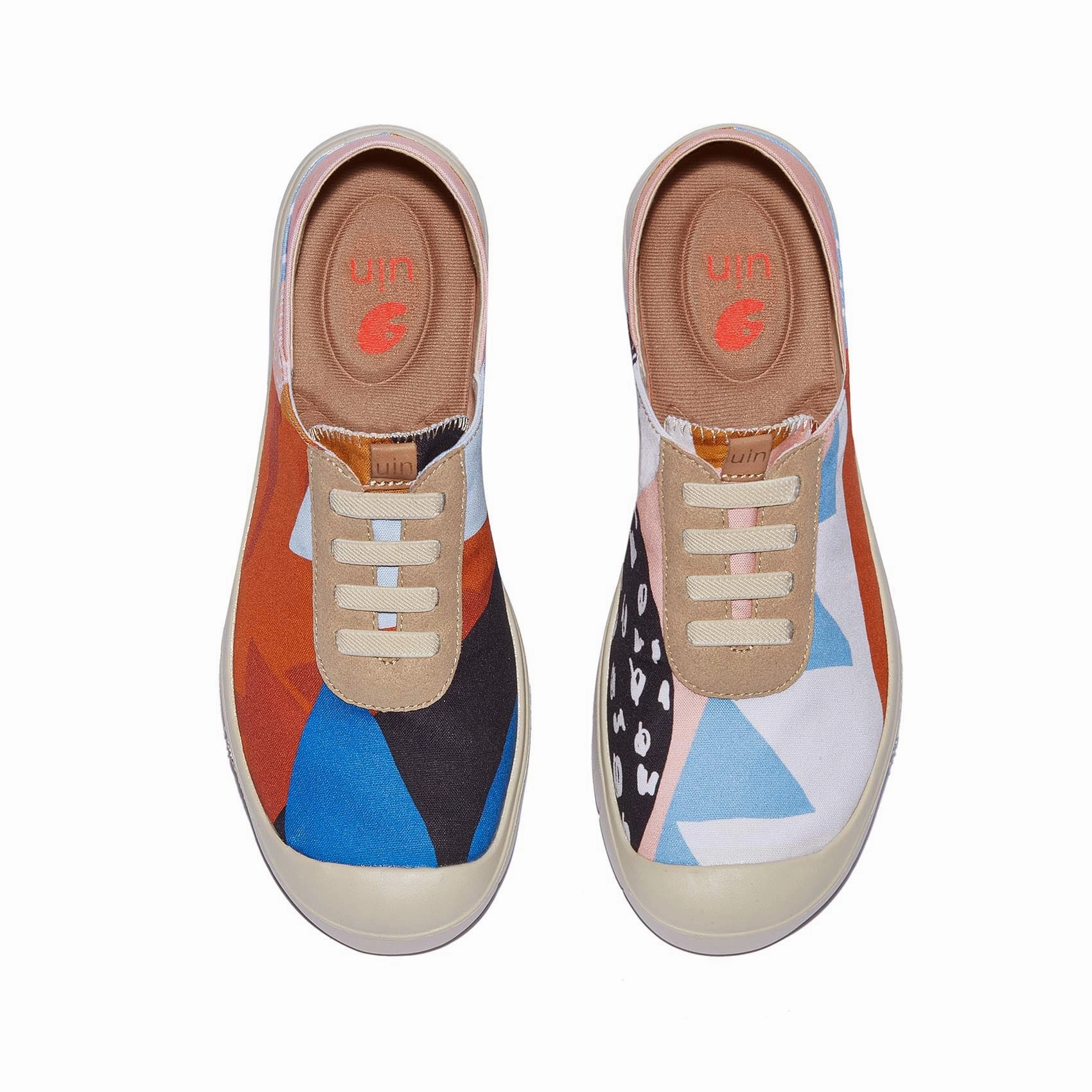 Lightweight Cushioned Sole ventilation channels Geometric Garden Cadiz VII Women