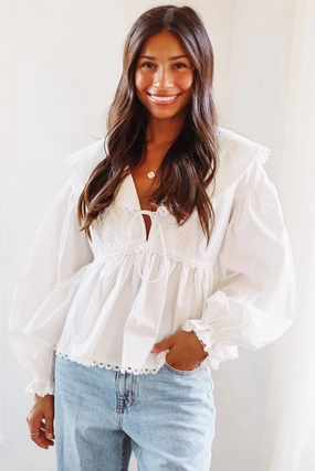 Activewear Top Professional Cut Giving it a Go Top - Ivory