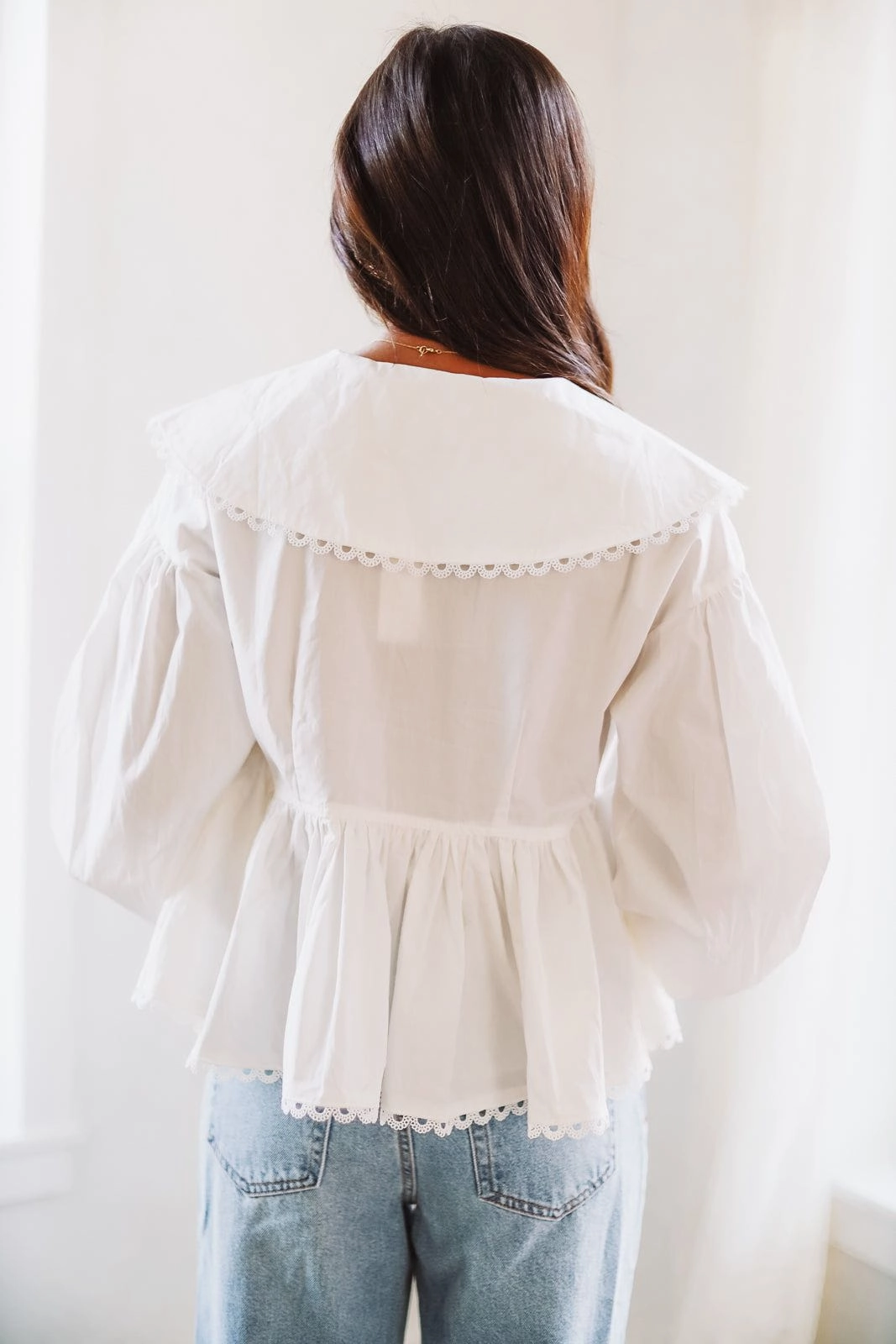 Giving it a Go Top - Ivory AntiPill Finish Interlock Knit