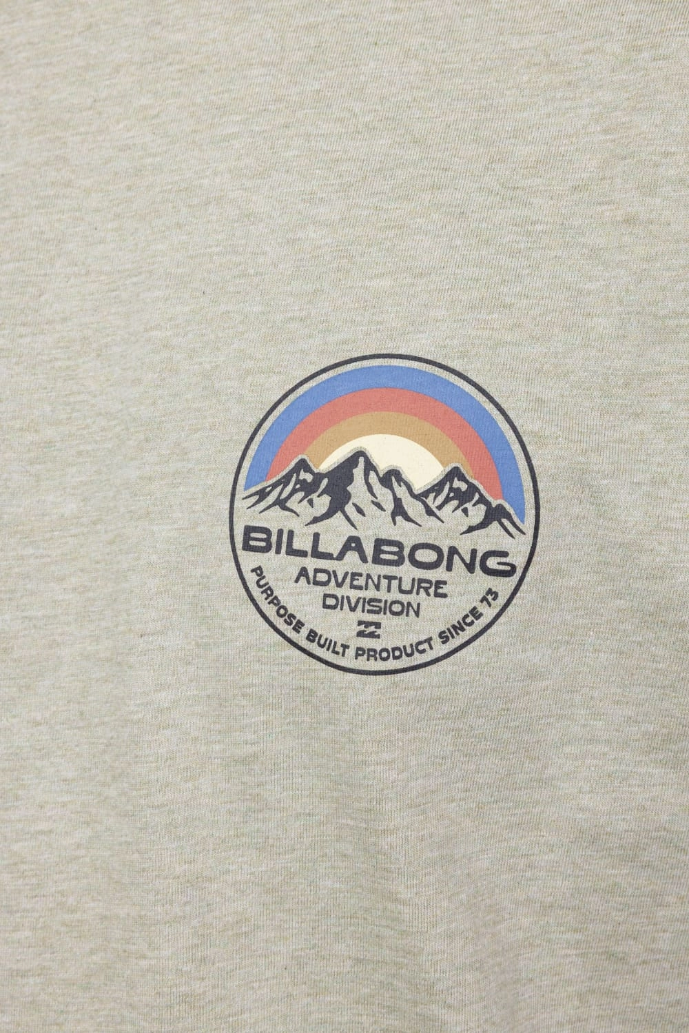 Sleek Fit Wear NonRestrictiveCut Billabong Rockies Adiv T-Shirt for Men in Sage | 24A502500-SAGE