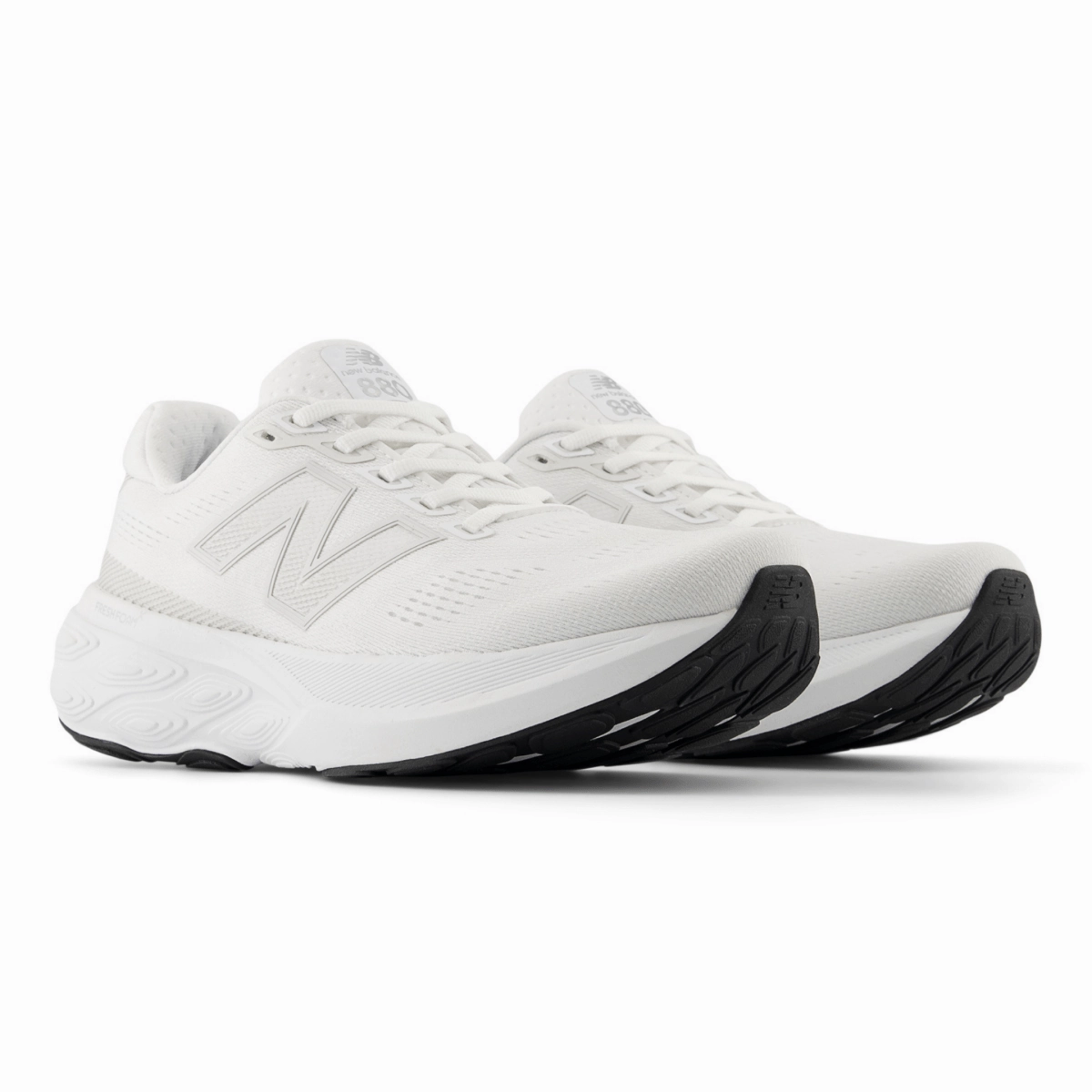 New Balance Women's Fresh Foam X 880v15 W880W15 White/Sea Salt/Black Microfiber Insole Zip Up