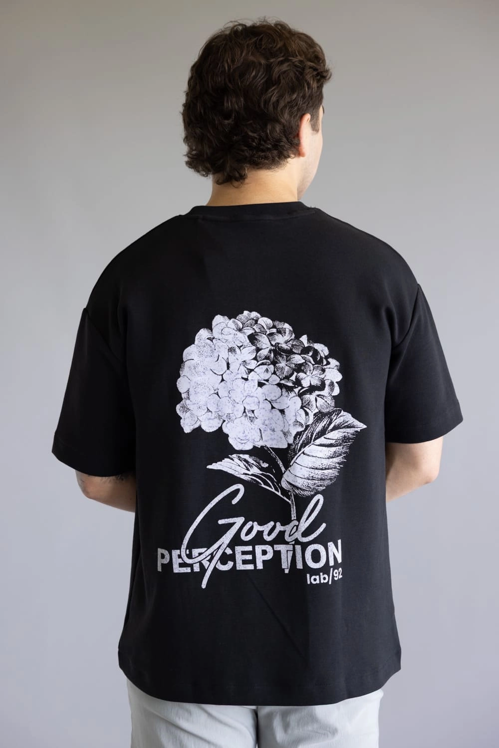 Good Perception T-Shirt for Men in Black | CKTS C172 Breathable mesh panel