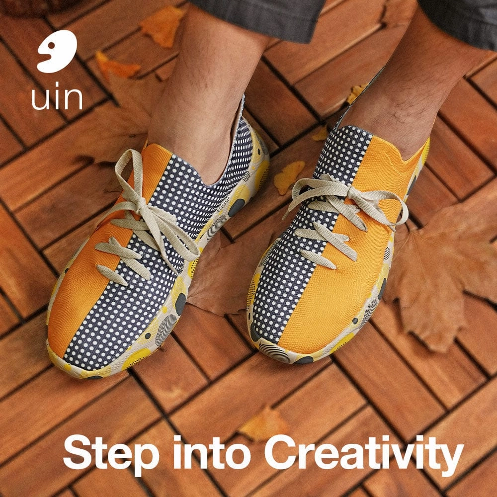 Padded flexibility Moisture Management Grey & Yellow Mijas Men