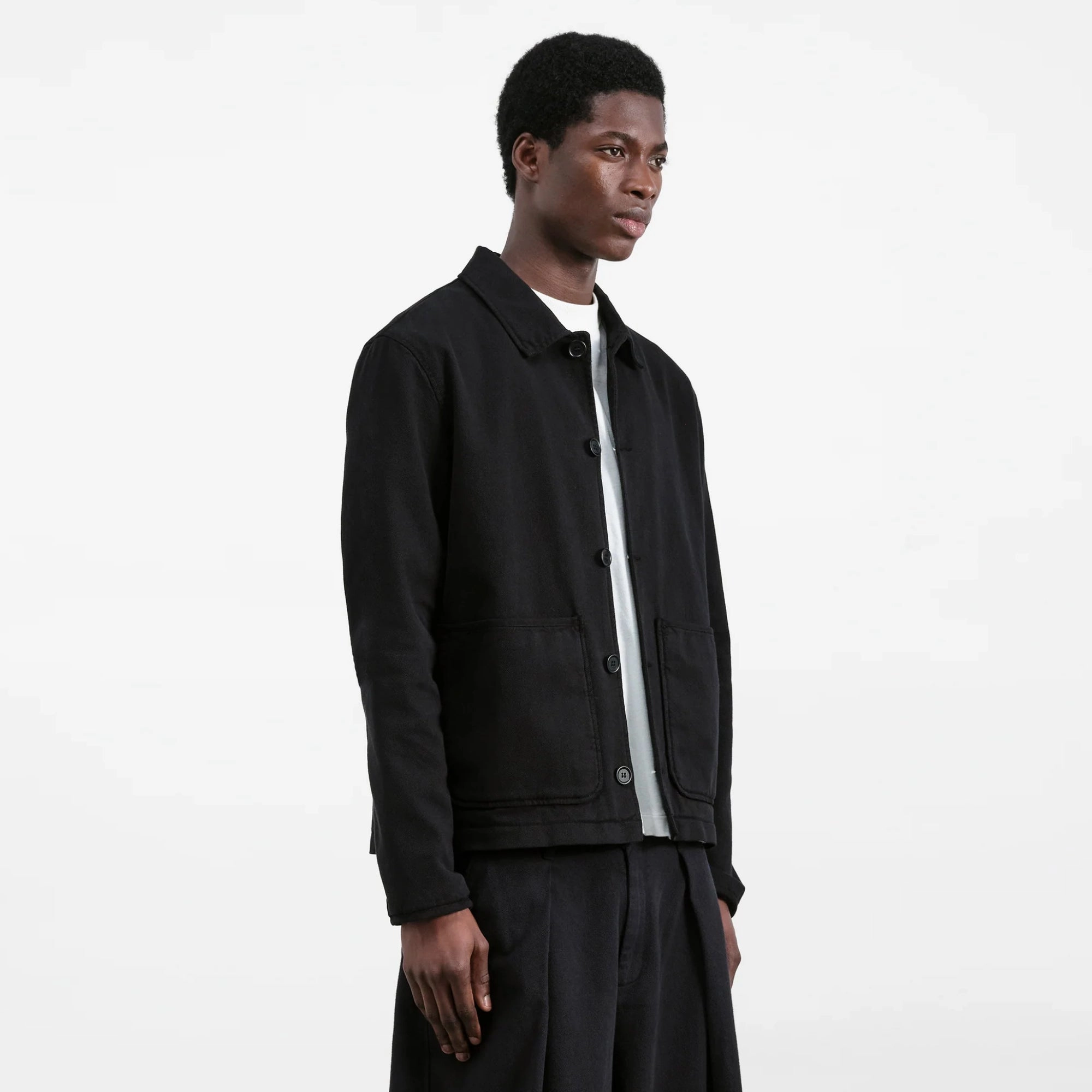 Groundhog Jacket (Black) Glow In Dark Trims Bonded Closure Mechanism