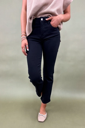 Comfy Essentials Wear AbrasionGuardTape Harper Black High Rise Jeans