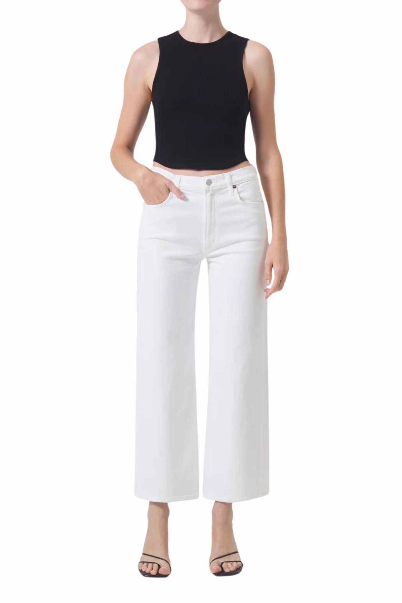 Harper Crop in Sour Cream Travel Outfit Chill Outfit Date Night