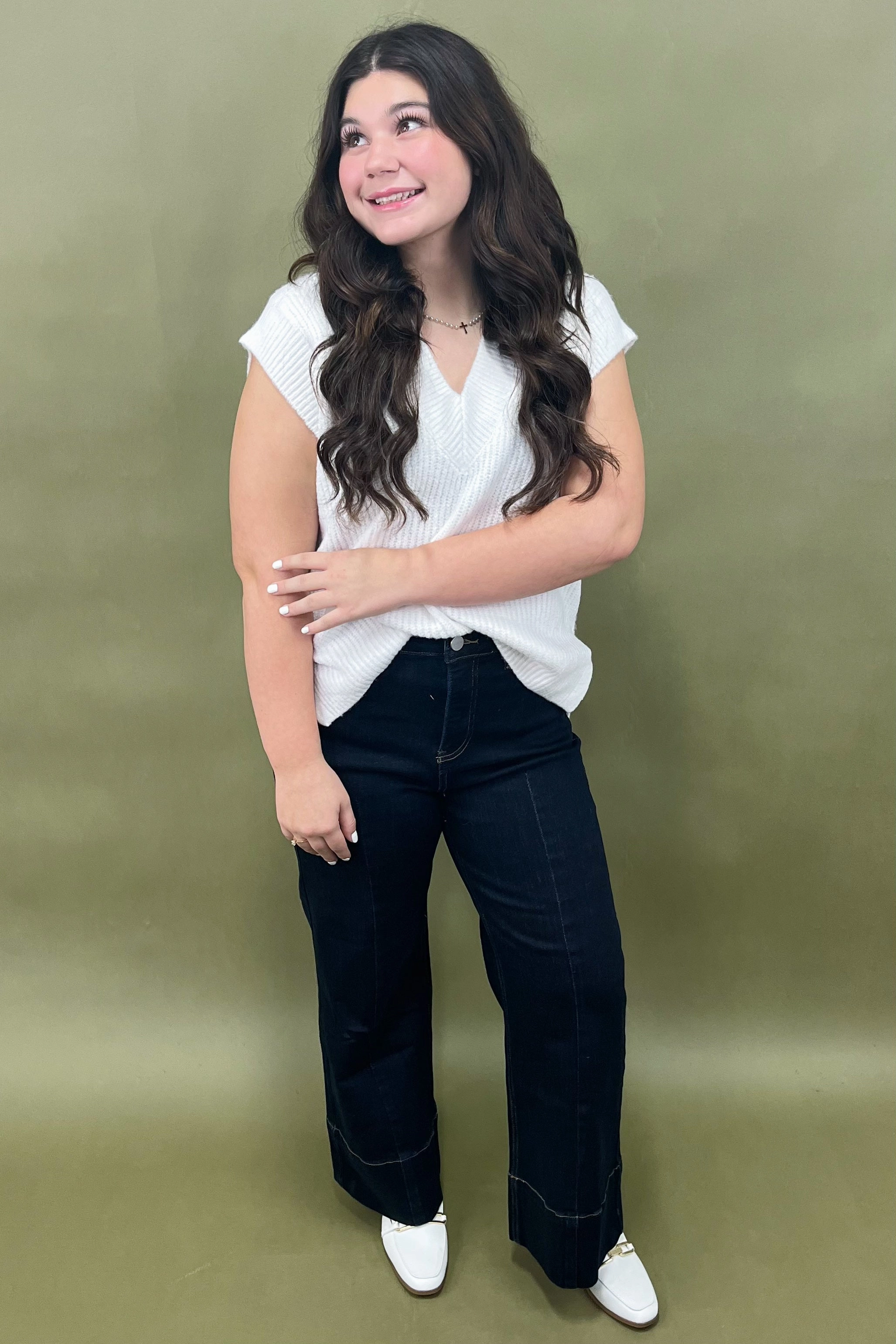 Everyday Essential Sweater Vest *More Colors* Laser Cut Edges