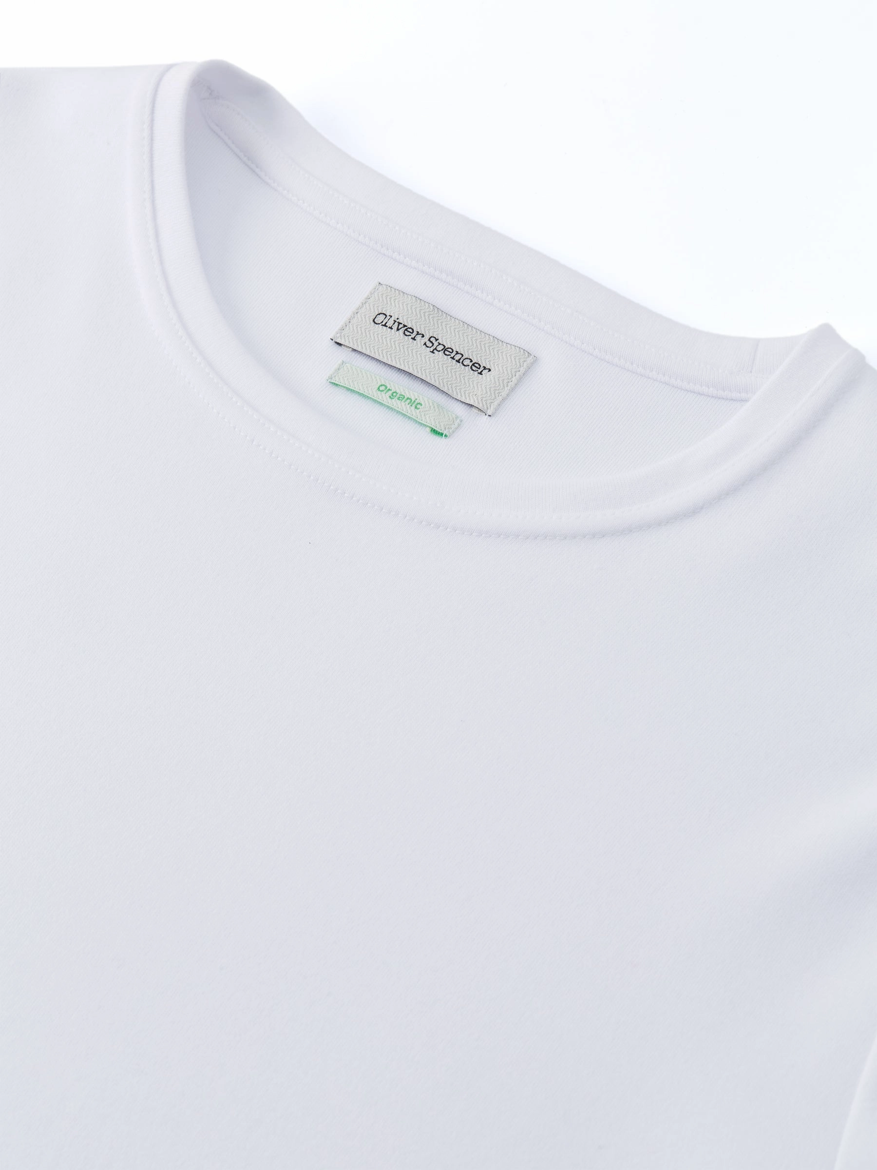 Heavy Long Sleeve Plain T-Shirt Tavistock White Quick Layer