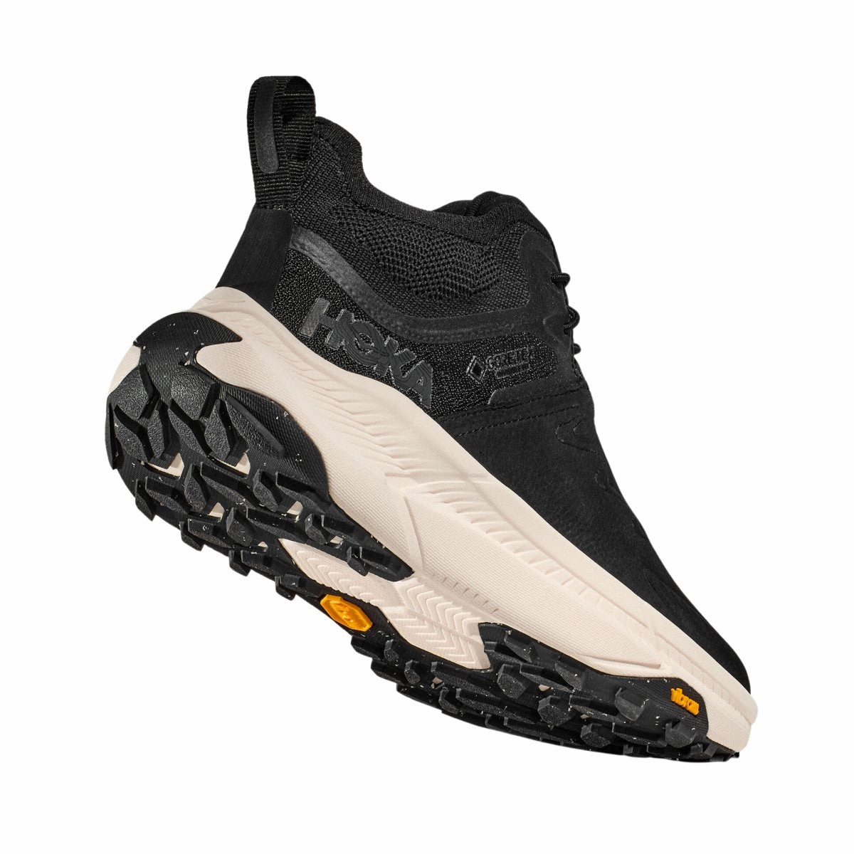 Hoka One One Men's Transport Chukka GTX Black Mid Top Style Padded Ankle Collar