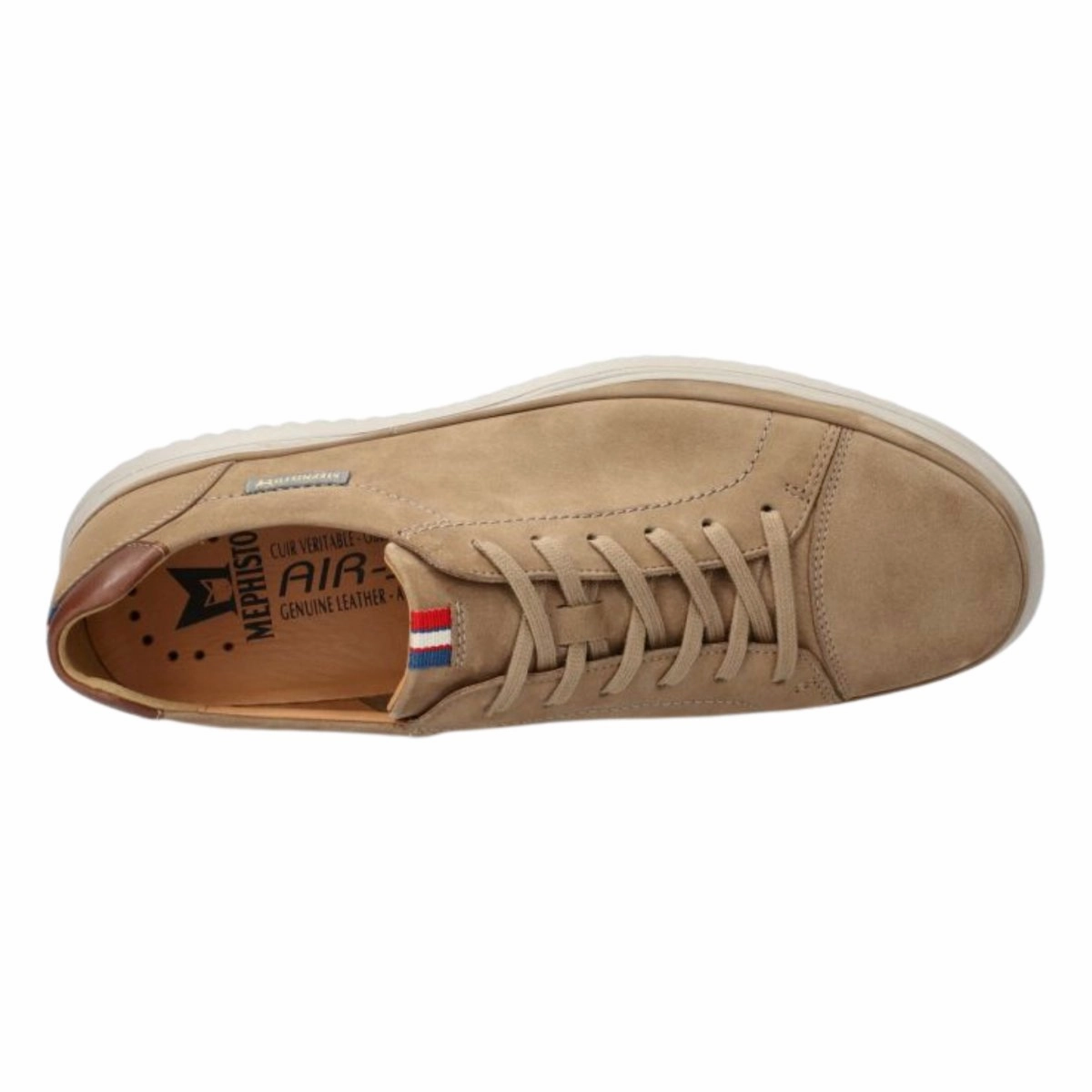 Mephisto Men's Thomas Taupe Leather Dynamic Fit Collar