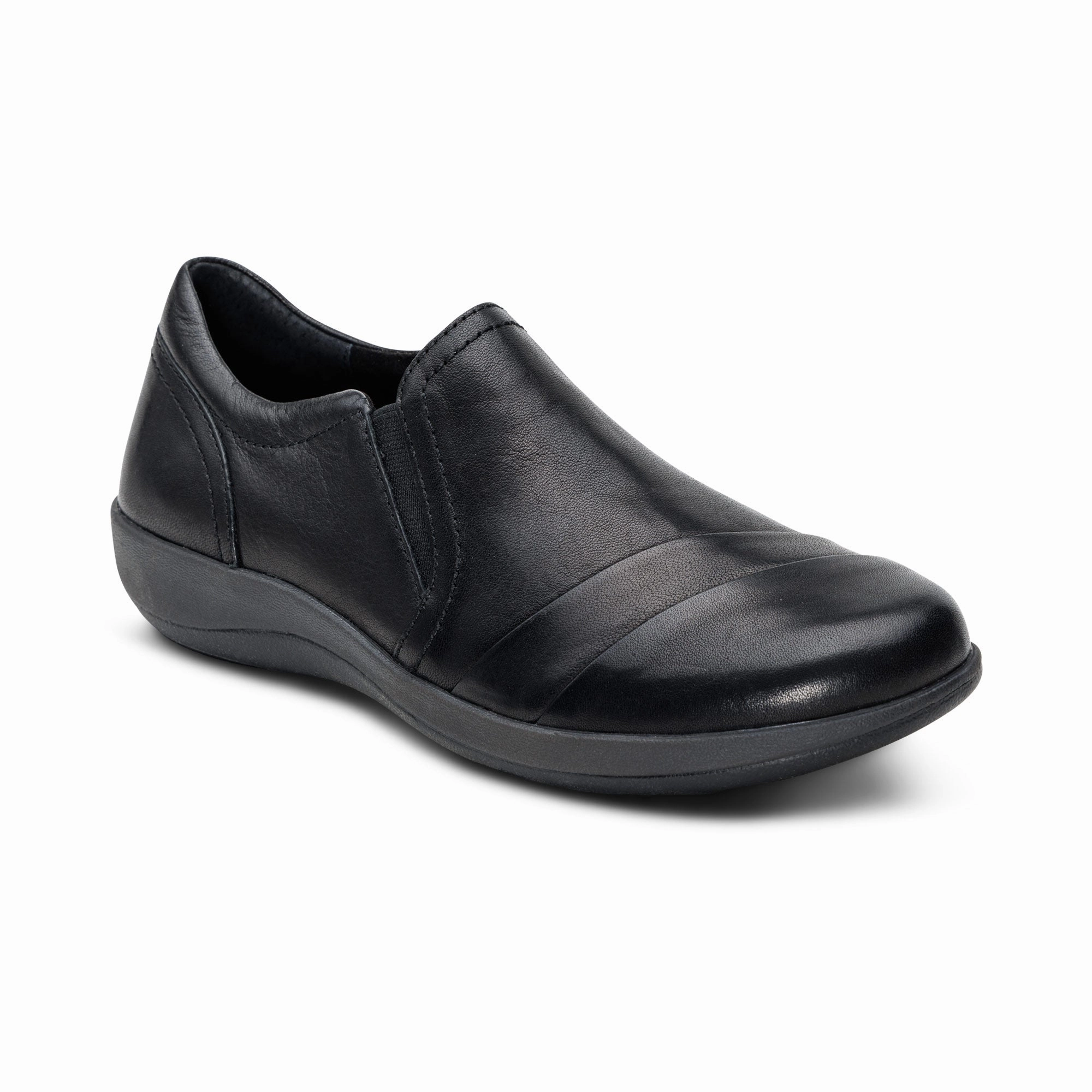 Helena Arch Support Slip-On - Black Balanced Step
