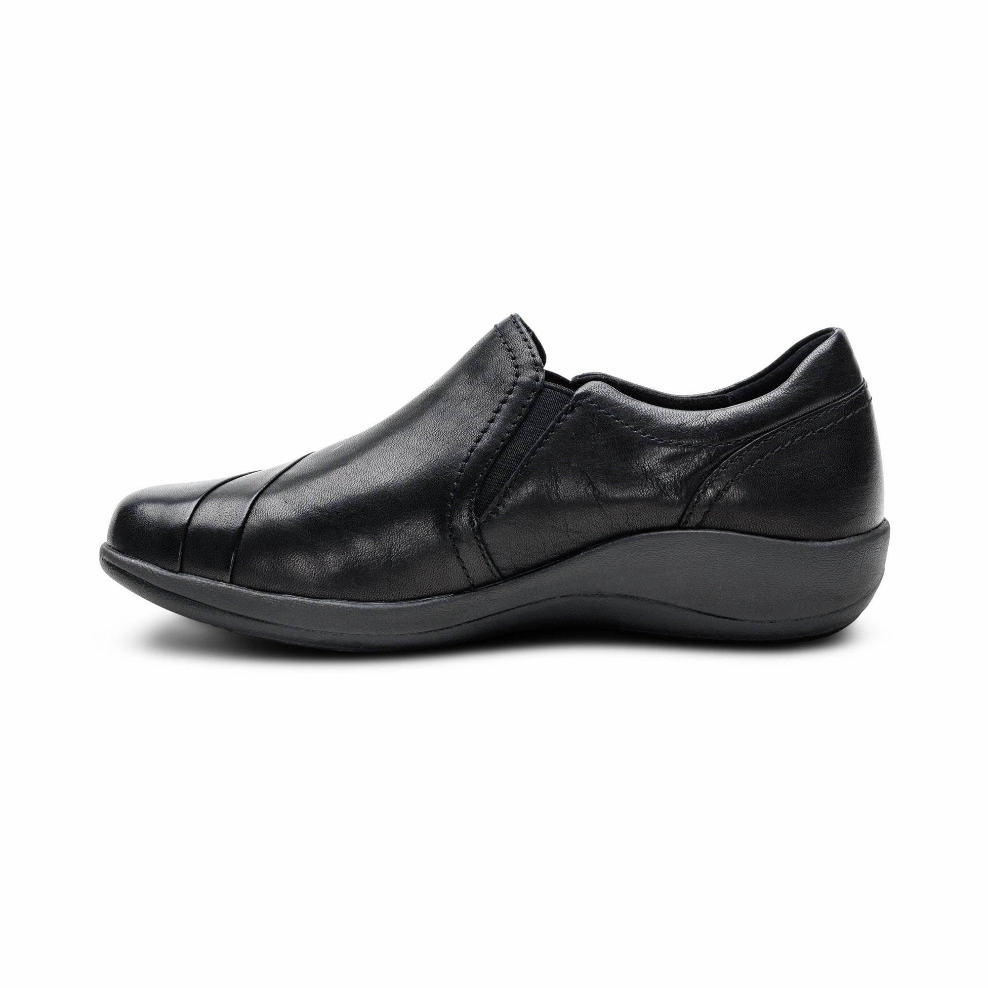 Natural Form Quiet Walk Helena Arch Support Slip-On - Black