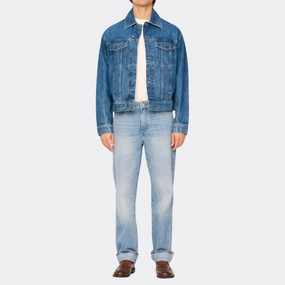 Microfiber Blend Breathable fabric Jacky Relaxed Trucker Jacket (North Beach)