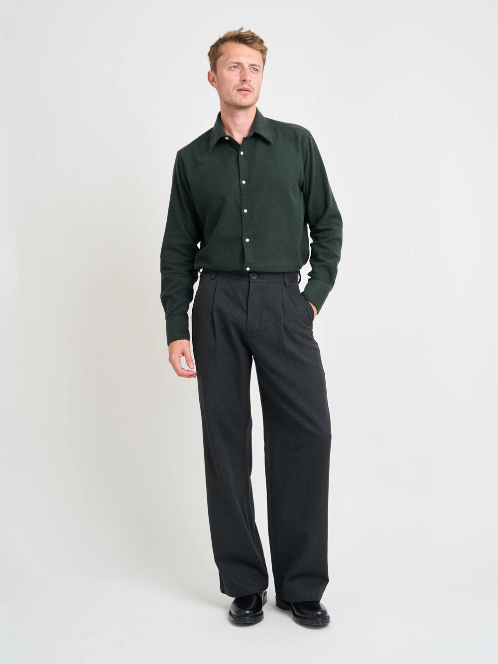 Orsman Trousers Stockbridge Charcoal Stain Resistant
