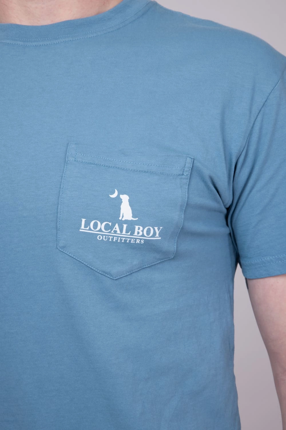 Local Boy Ultra Sixer T-Shirt for Men in Blue | L1000538-SLATE Relaxed and Easy